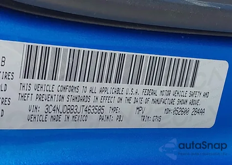 2018 Jeep Compass Latitude 4X4 from USA, damaged, VIN 3C4NJDBB3JT463585